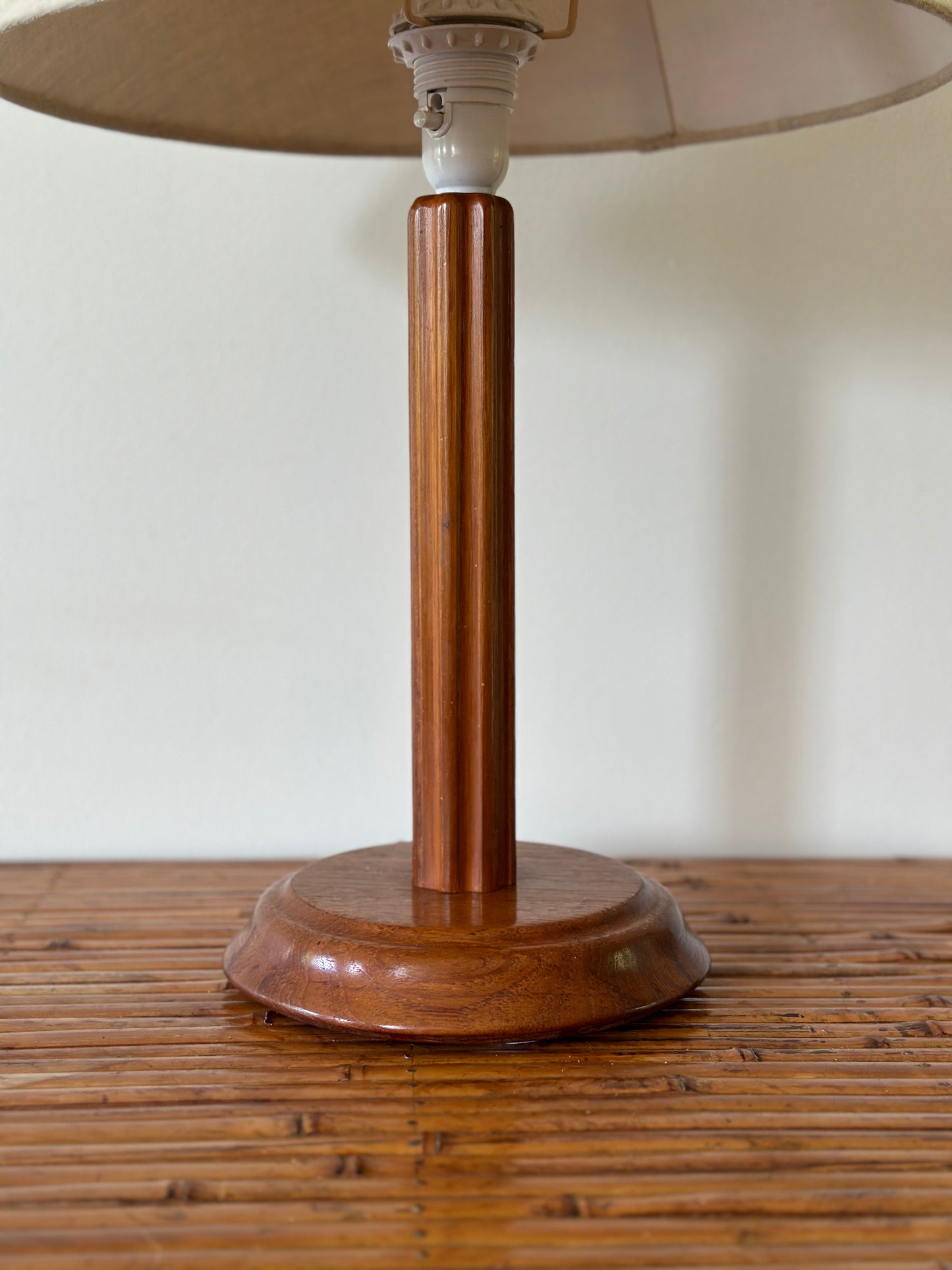 WOODEN COLUMN LAMP, Sweden