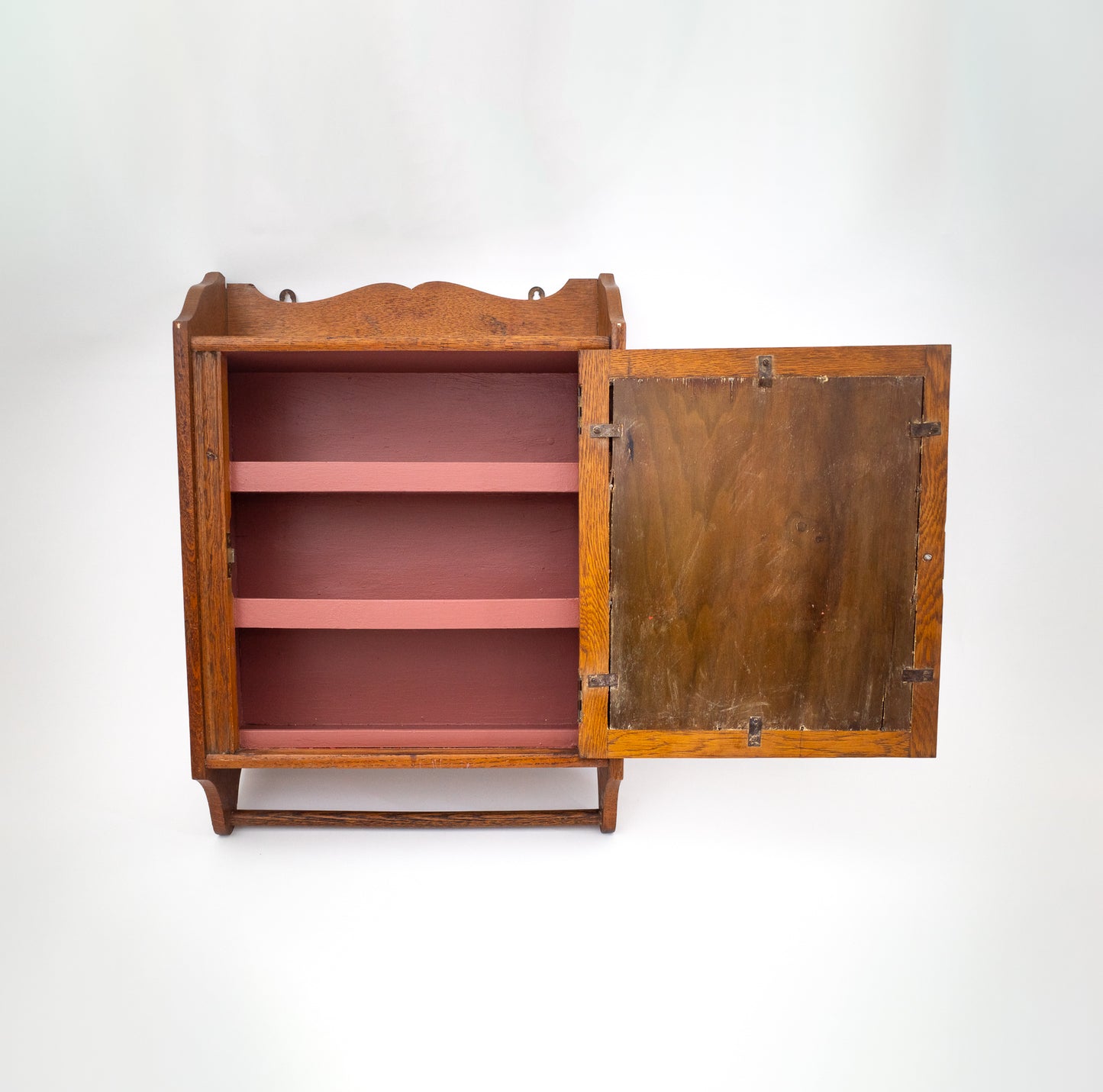 Shaker Oak Mirrored Cabinet