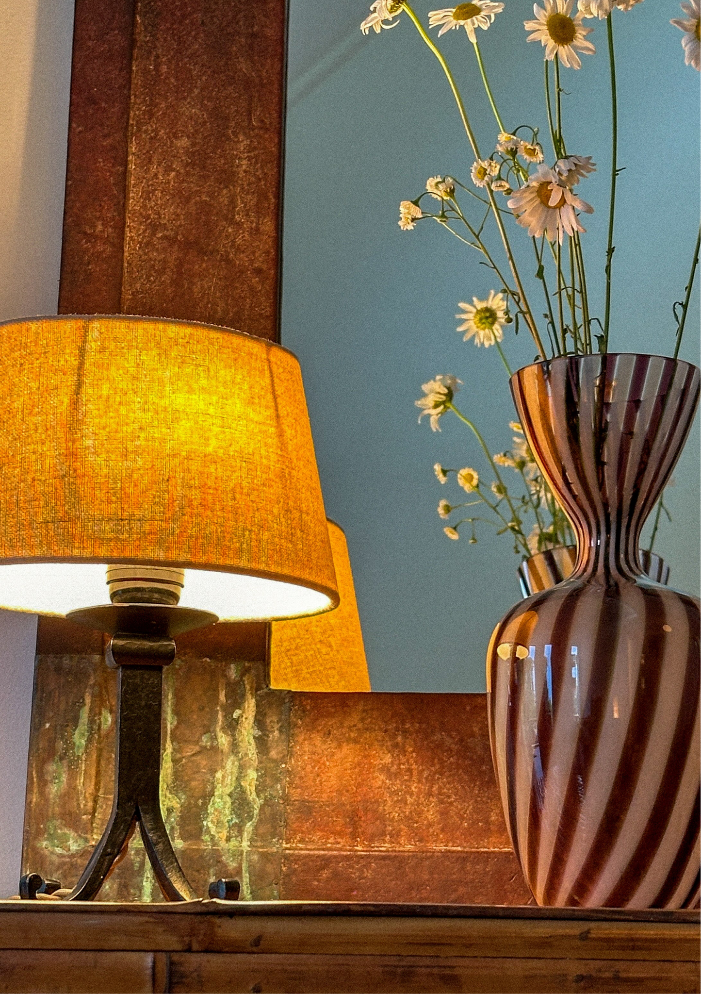 PETITE CAST IRON LAMP, France