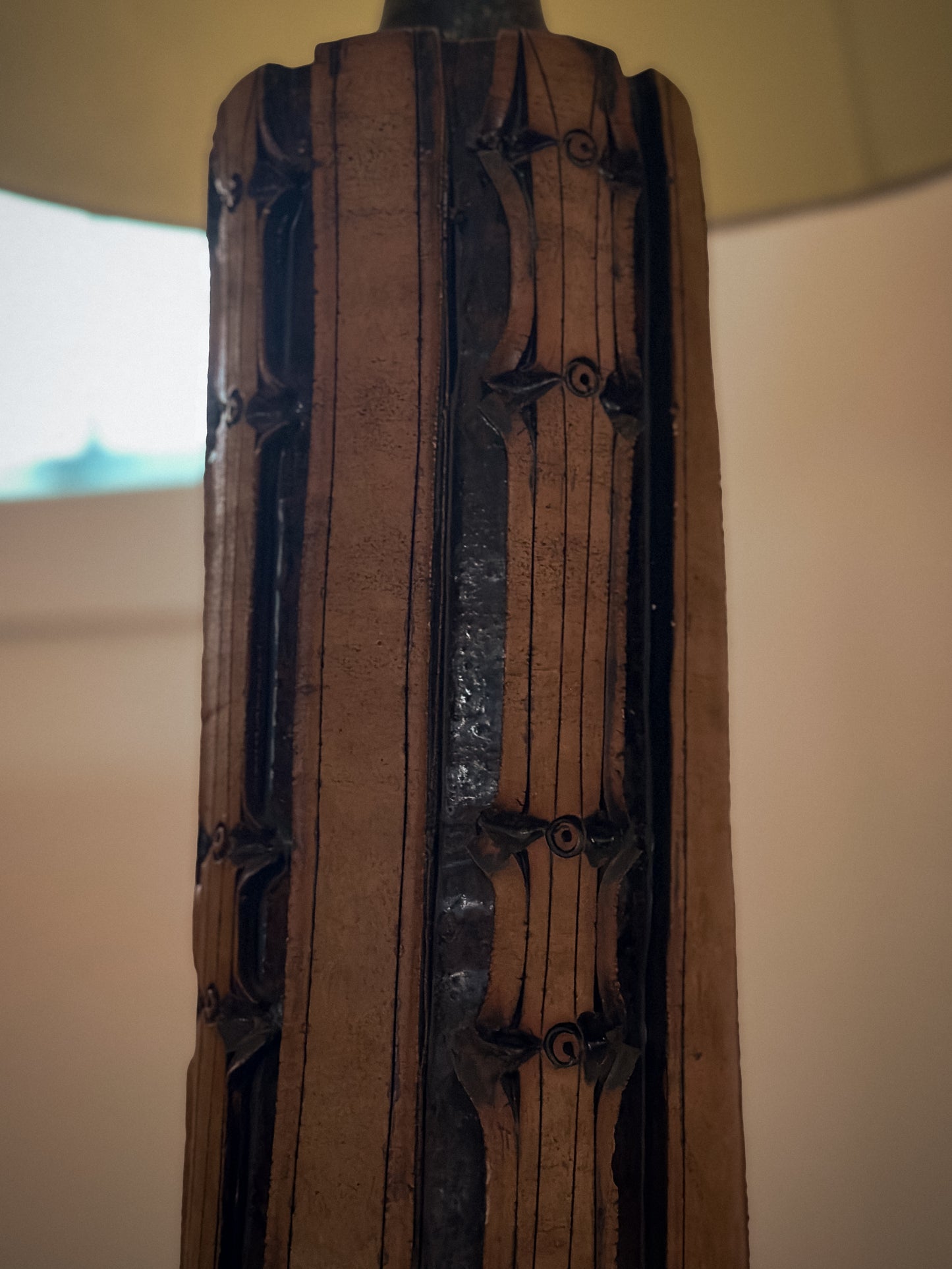 Lene Regius Stoneware Table Lamp, Denmark, c. 1960