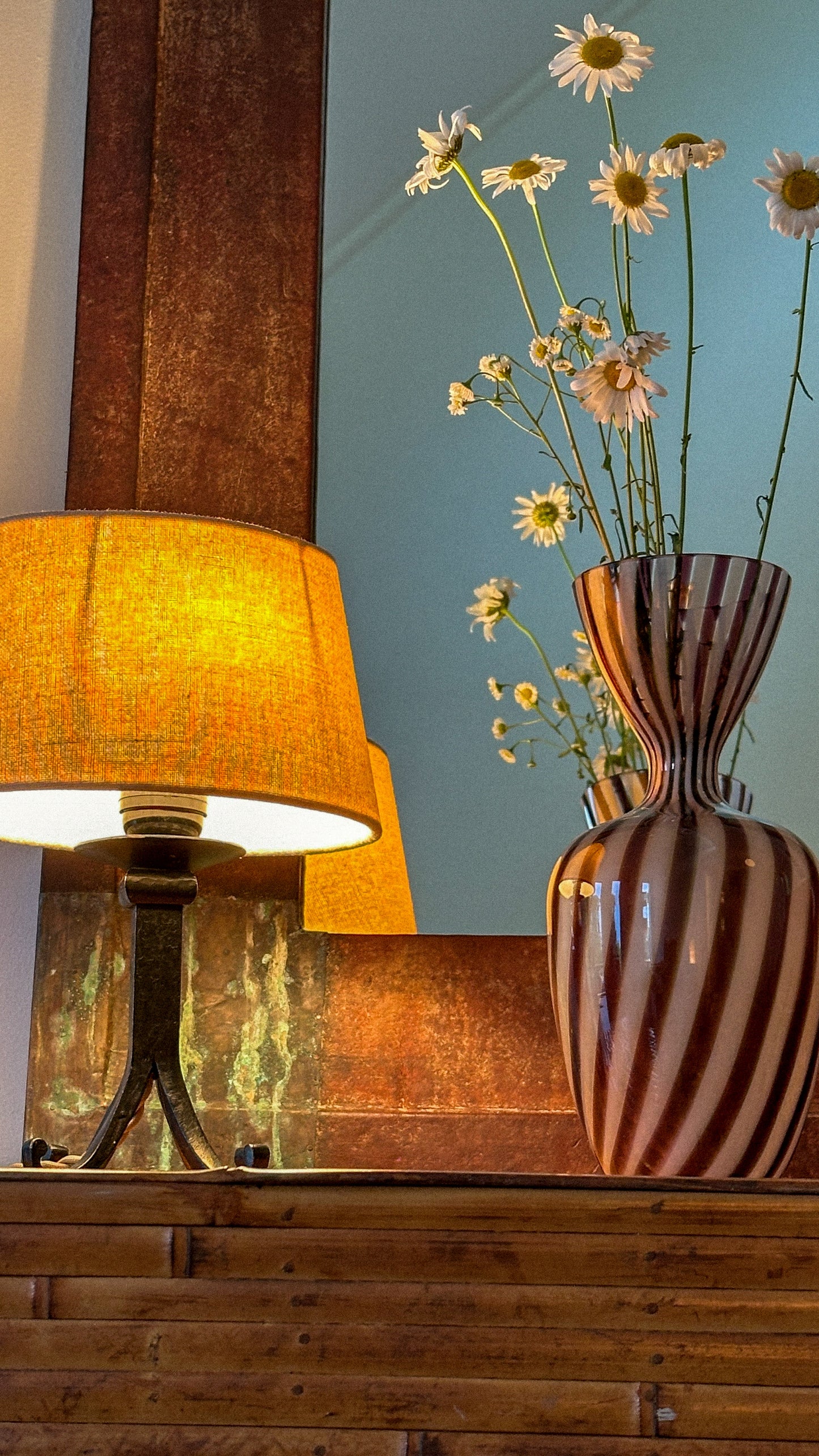 PETITE CAST IRON LAMP, France