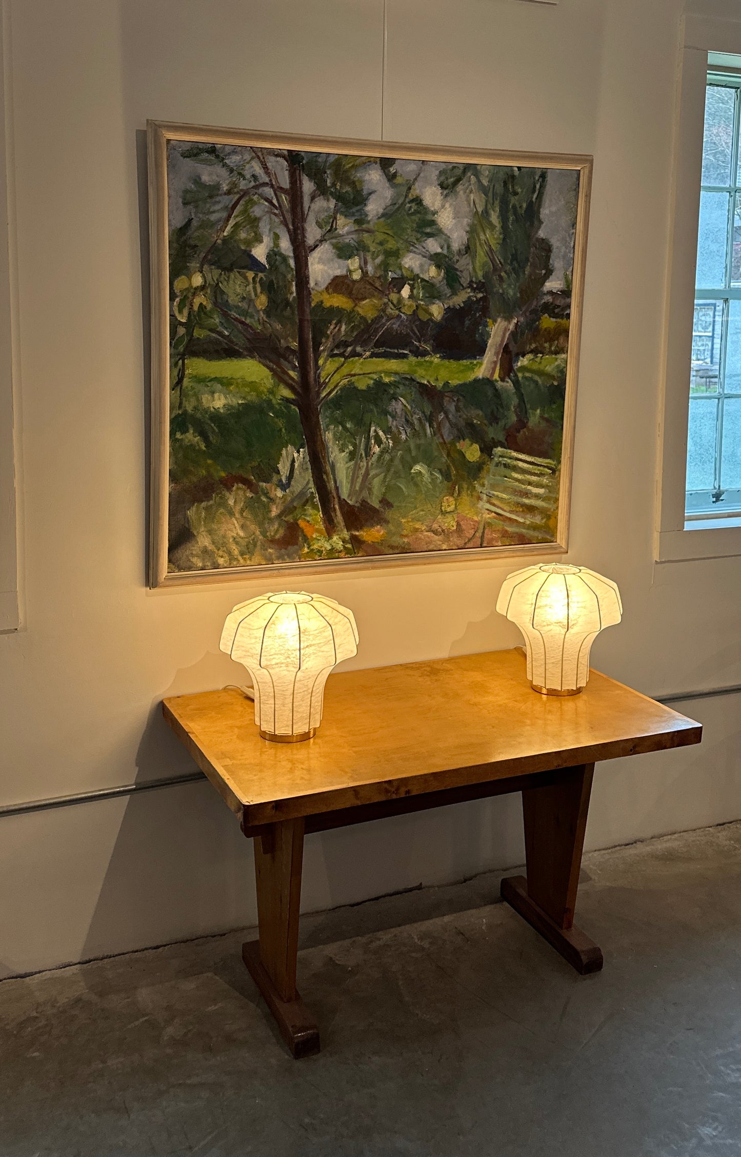 Very Large Oil on Canvas Painting by Niels Daugaard, Sweden