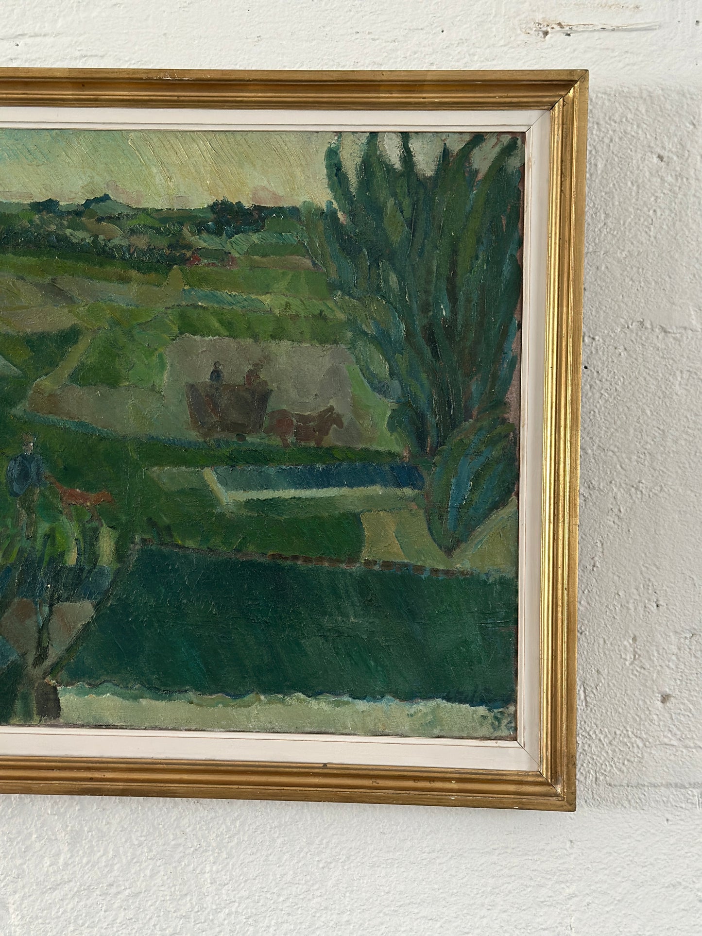 "Greener Pastures" Oil on Canvas, c. 1952