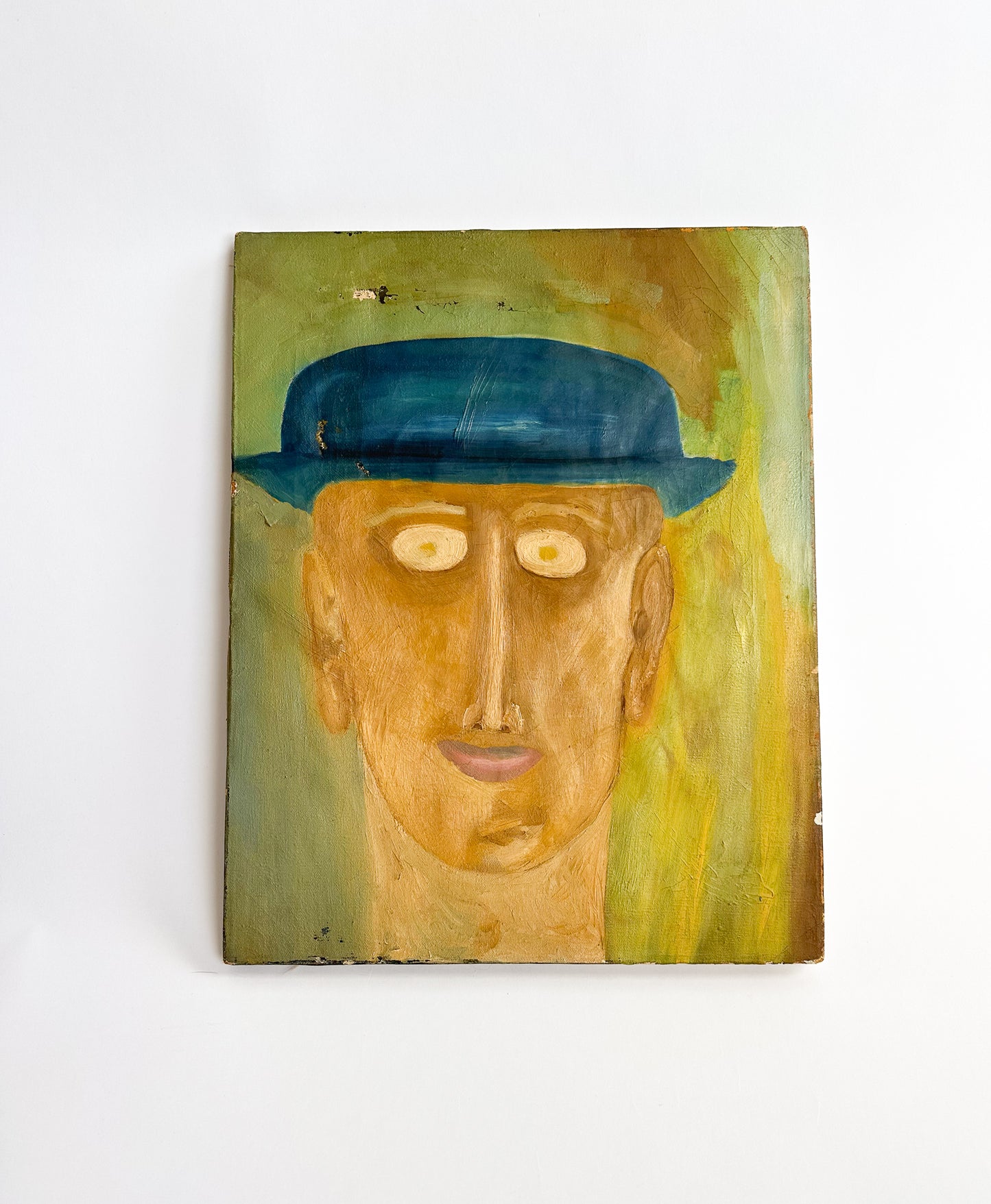 Green Man Oil Painting, Anonymous