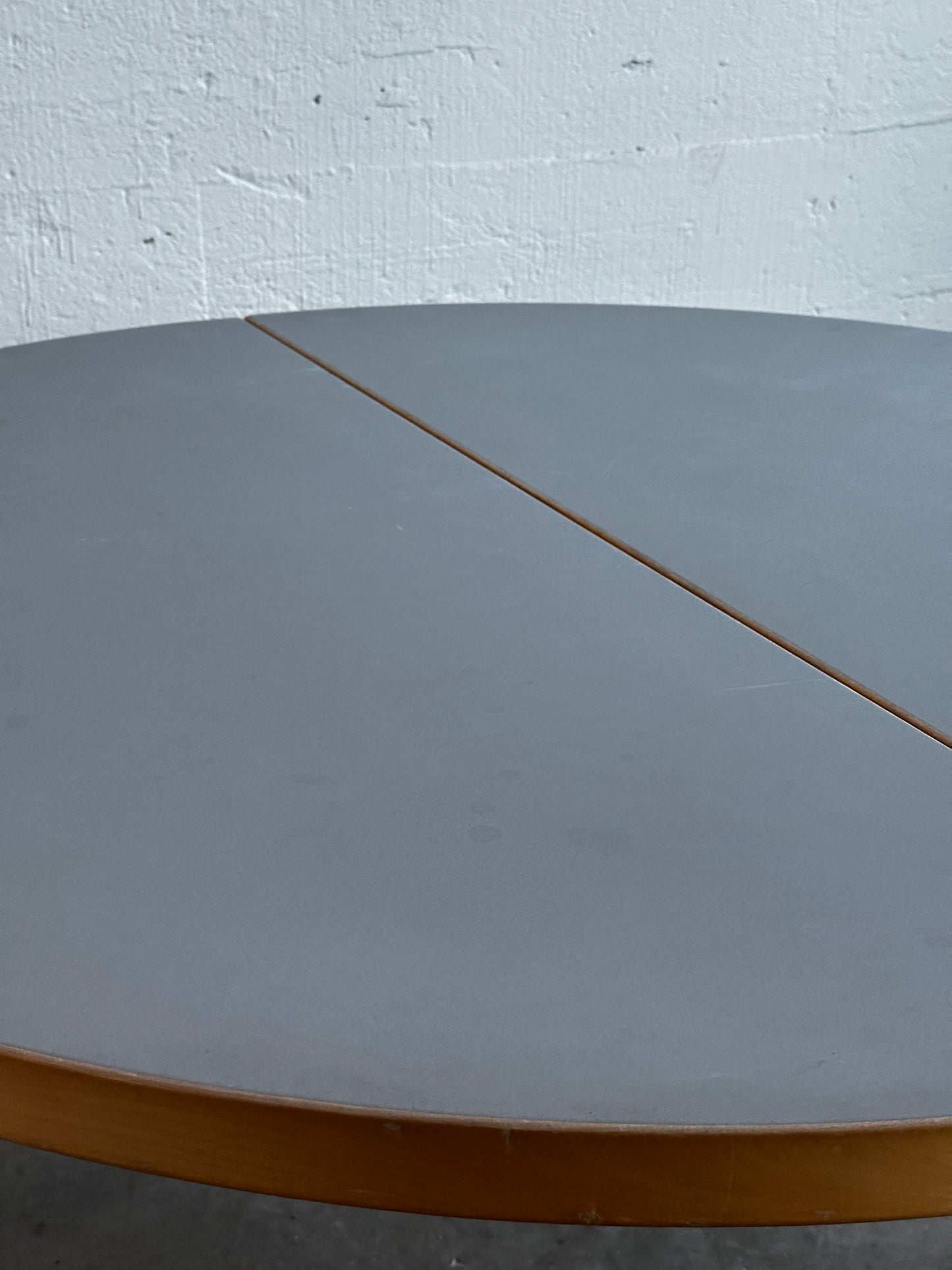 Alvar Aalto Half-Round Birch Table for Artek, Two-Part c. 1970