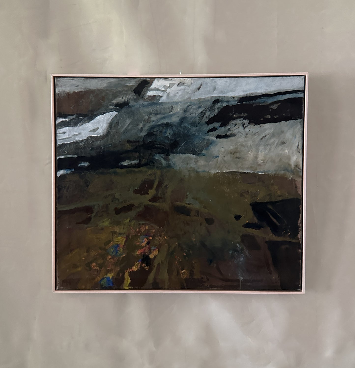 Icelandic Mountains, Oil on Canvas