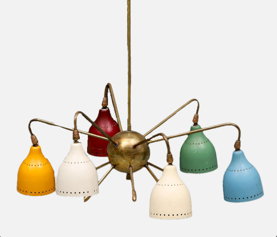 Mid-Century Italian Pendant Lamp c. 1950 (Coming Soon)