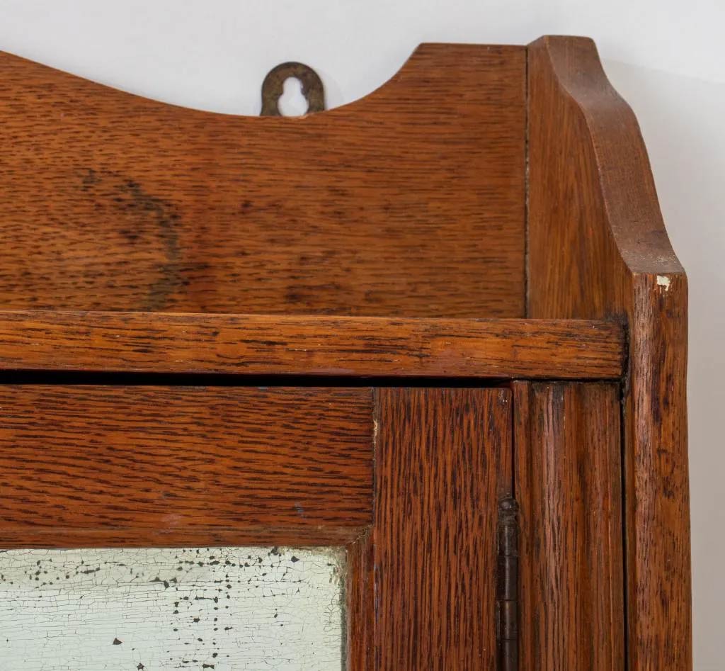 Shaker Oak Mirrored Cabinet