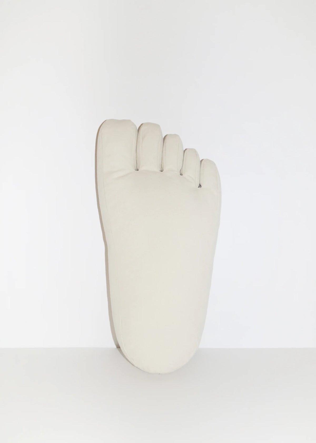 Sohn Foot Pillow, White Natural Canvas