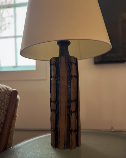 Lene Regius Stoneware Table Lamp, Denmark, c. 1960