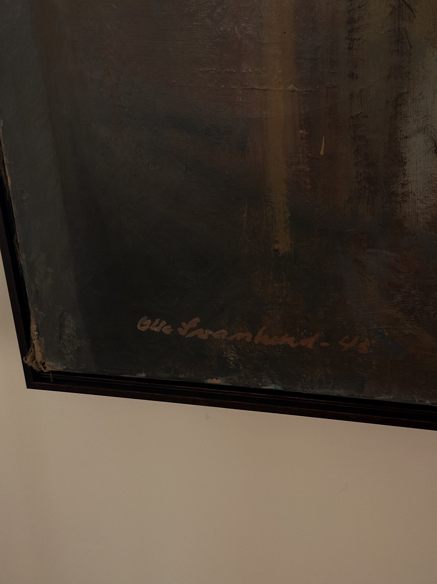 “Woman and Chair” Oil on Canvas, 1945