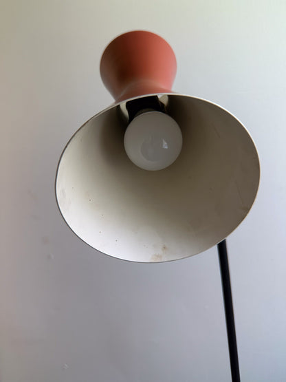 Swedish Red Floor Lamp for ASEA, Mid 20th Century