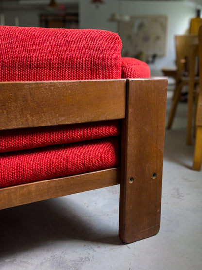 Afra & Tobia Scarpa Bastiano 3 Seater Sofa, by Gavina, 1960s