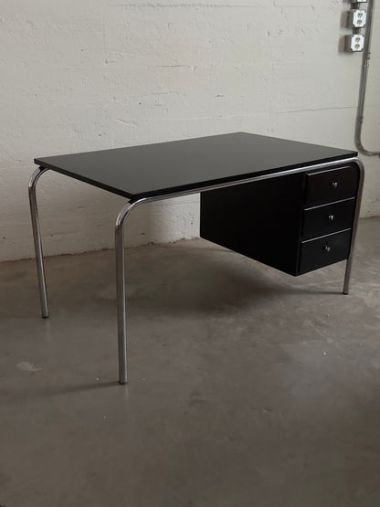 Modernist Chrome Bauhaus Desk, c. 1940