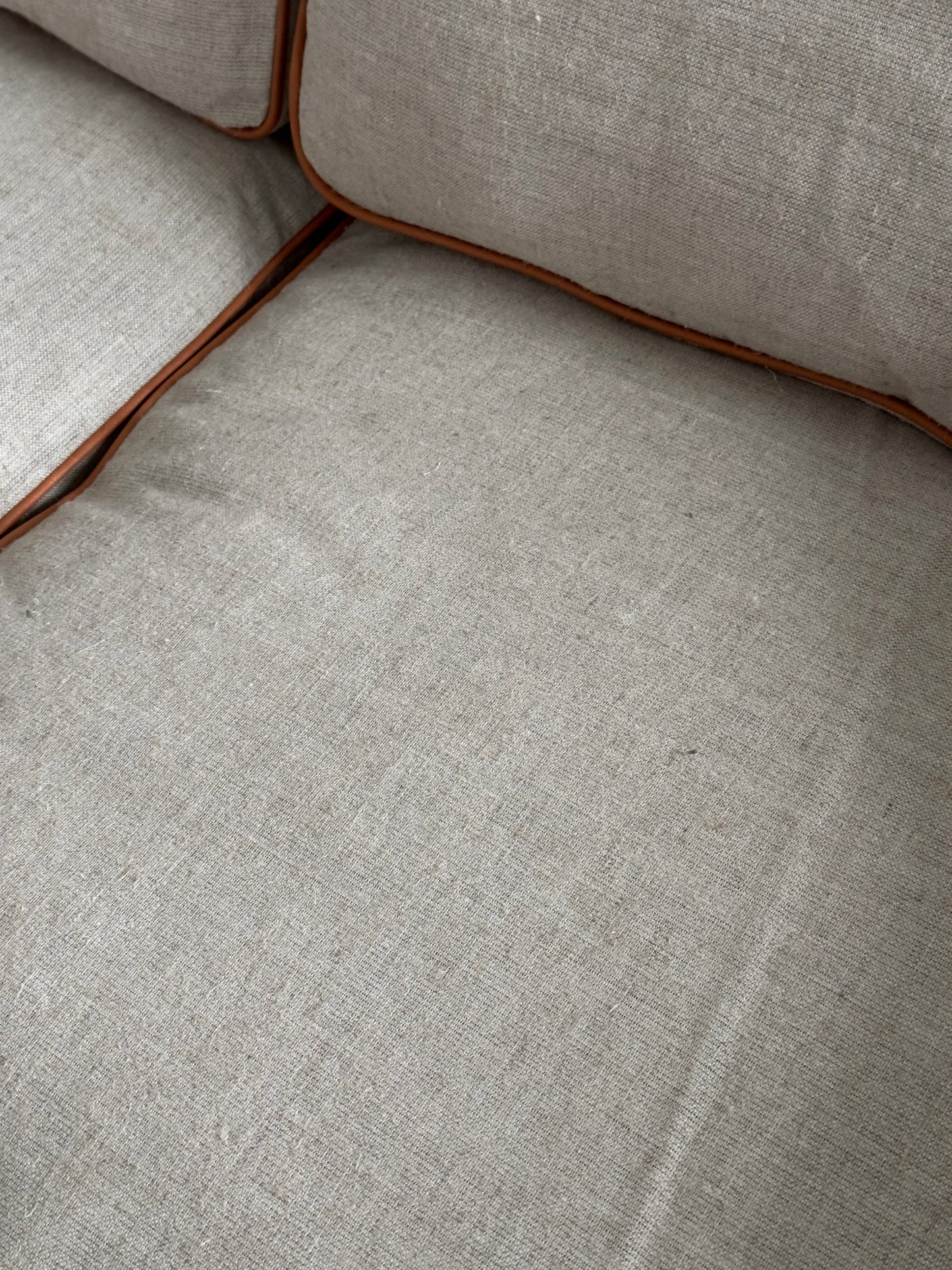 Børge Mogensen Three-Seater Sofa, Model 2209, Linen Upholstery c. 1970