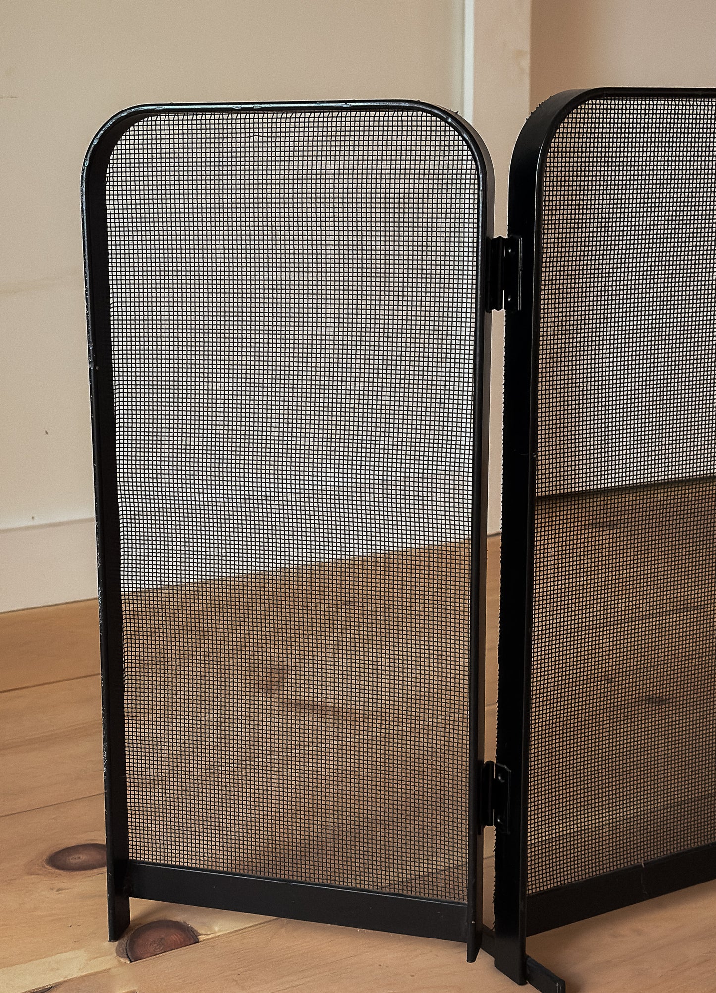 Mid-20th Century English Three-Panel Fireplace Screen