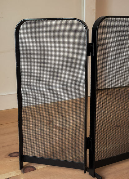 Mid-20th Century English Three-Panel Fireplace Screen