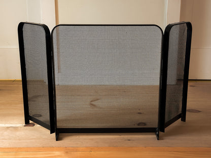 Mid-20th Century English Three-Panel Fireplace Screen