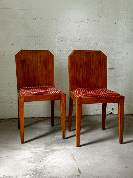 Felix Kayser Pair of Dining Chairs for Schiller, c. 1960