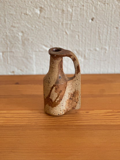 Vintage French Stoneware Pottery Jug