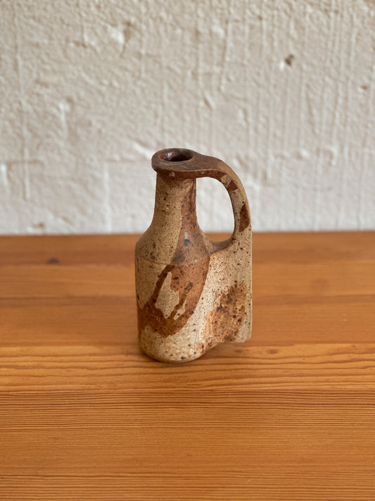 Vintage French Stoneware Pottery Jug