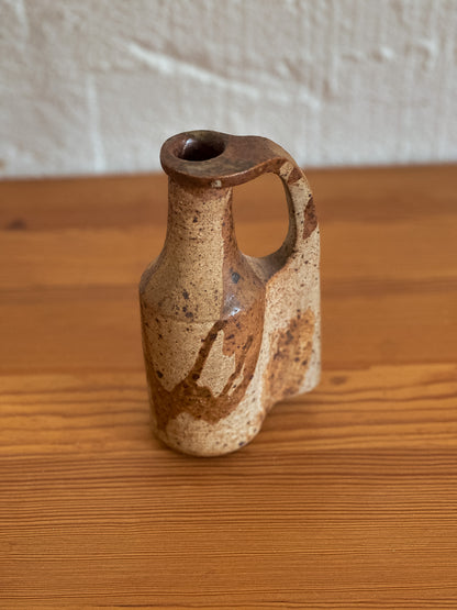 Vintage French Stoneware Pottery Jug