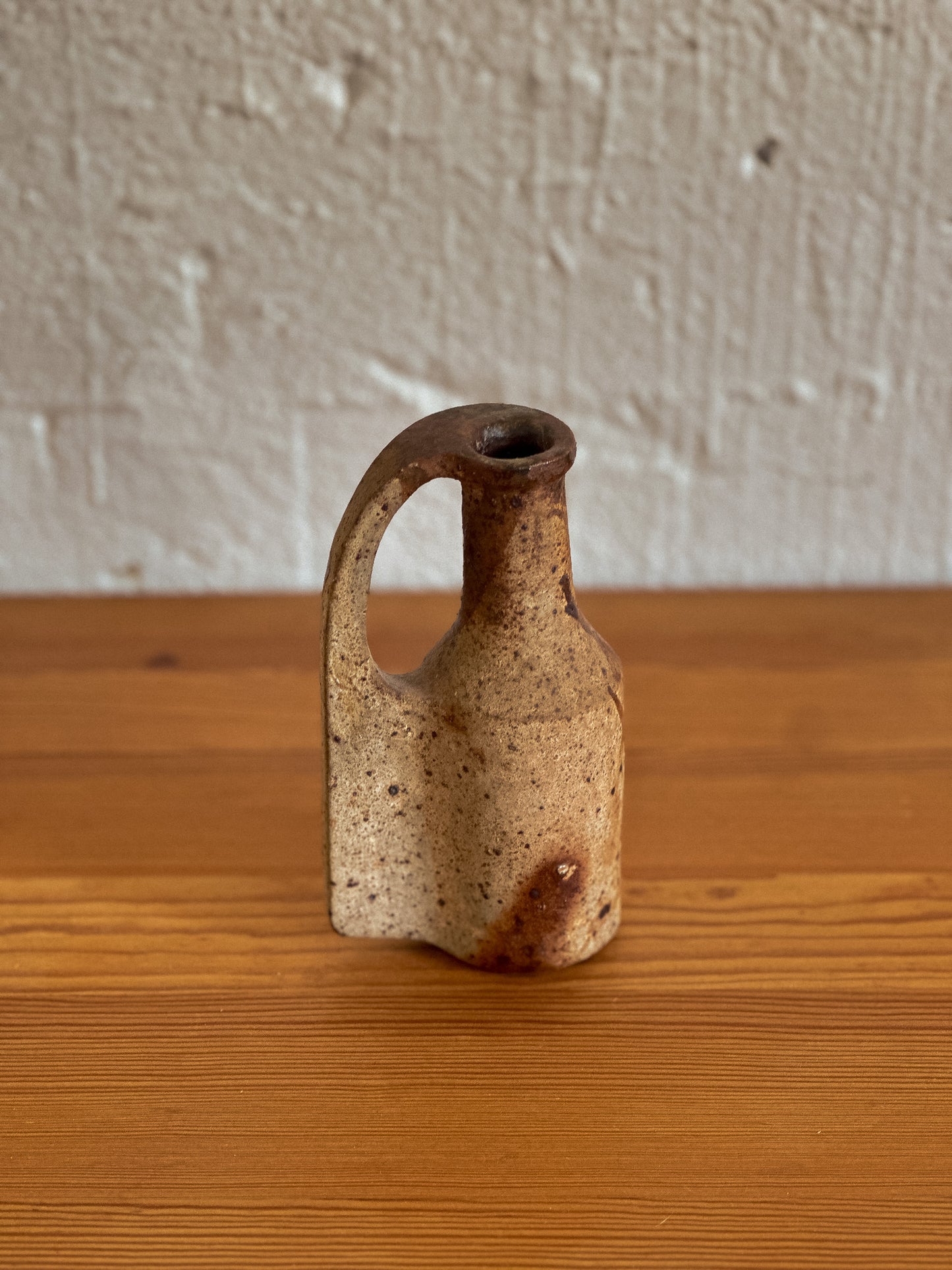 Vintage French Stoneware Pottery Jug