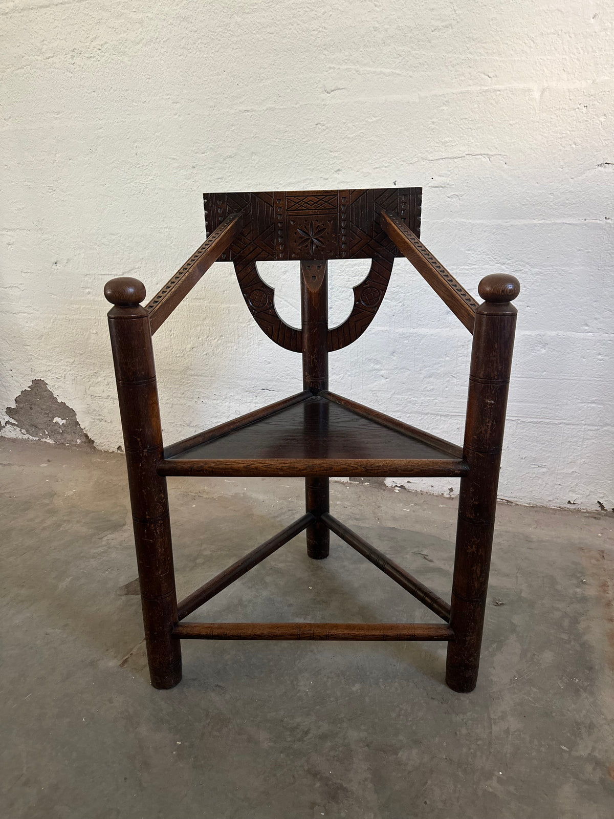 Friar Chair, Early 20th Century - Two Available