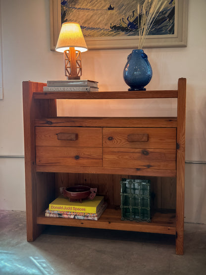 Hans Frydendal Wide Pine Cabinet for IDE Furniture, Denmark c. 1970