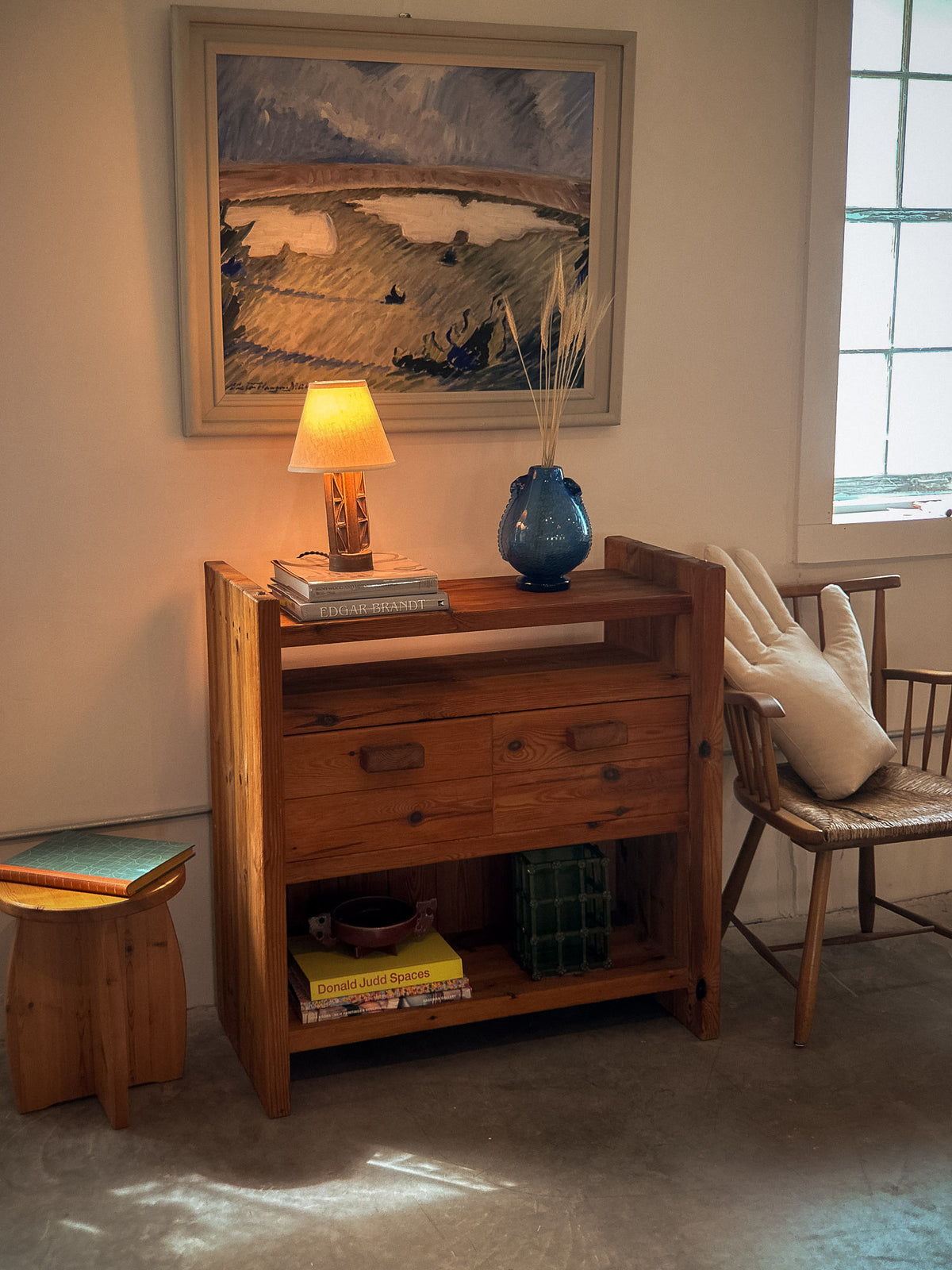 Hans Frydendal Wide Pine Cabinet for IDE Furniture, Denmark c. 1970