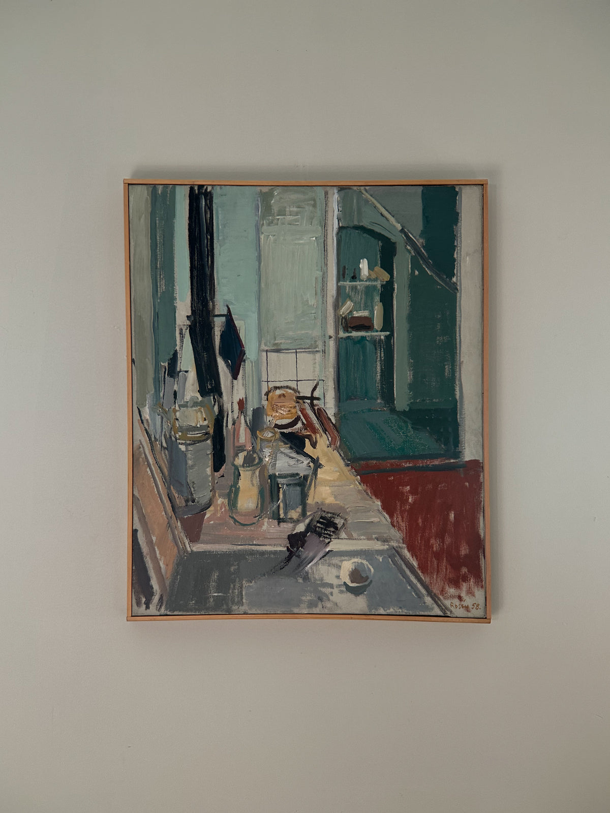 Swedish Studio Interior Still Life, 1958