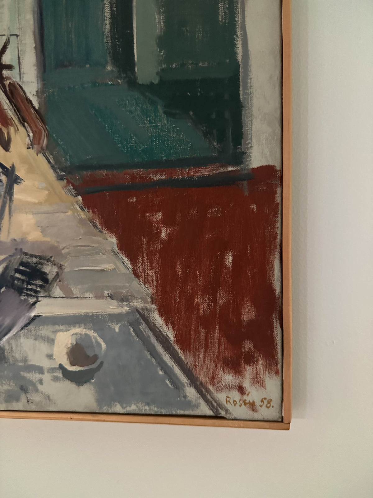 Swedish Studio Interior Still Life, 1958