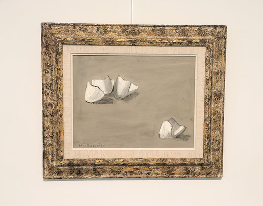 Eggshells by Gunnar Hållander, Oil on Panel, Sweden c. 1979