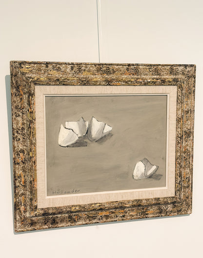 Eggshells by Gunnar Hållander, Oil on Panel, Sweden c. 1979