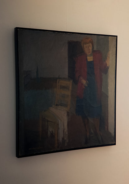 “Woman and Chair” Oil on Canvas, 1945