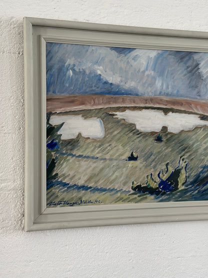 "Last of the Snow" Oil On Canvas, c. 1946