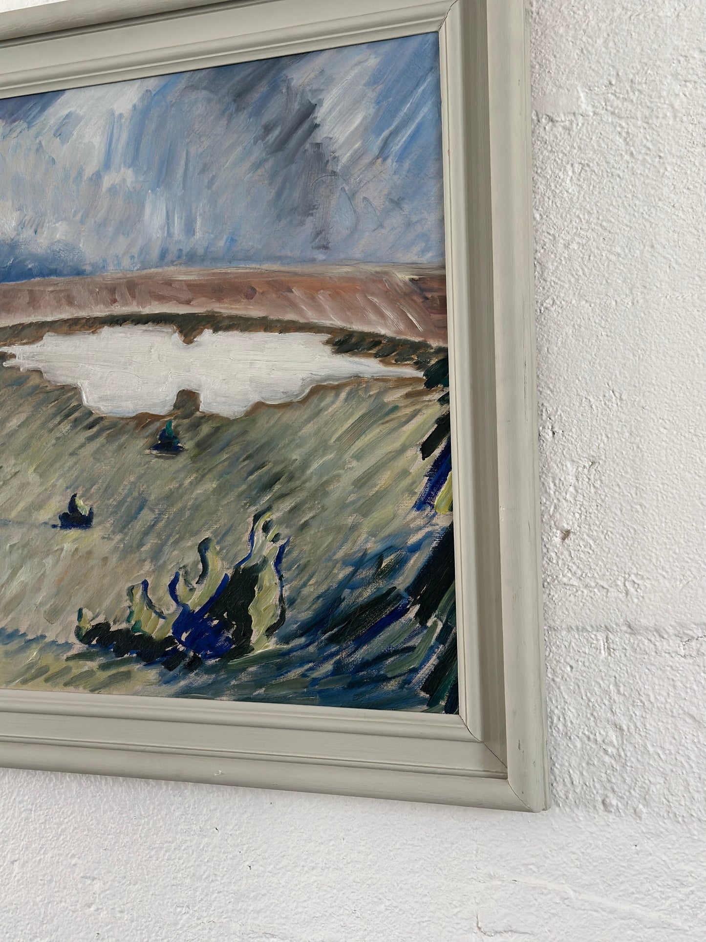 "Last of the Snow" Oil On Canvas, c. 1946