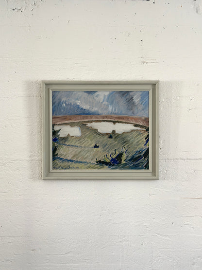 "Last of the Snow" Oil On Canvas, c. 1946