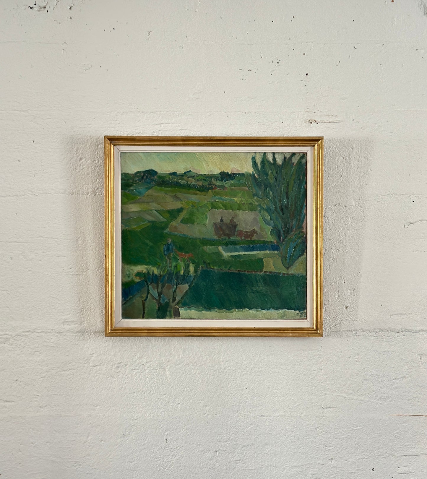 "Greener Pastures" Oil on Canvas, c. 1952