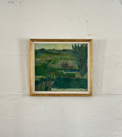 "Greener Pastures" Oil on Canvas, c. 1952