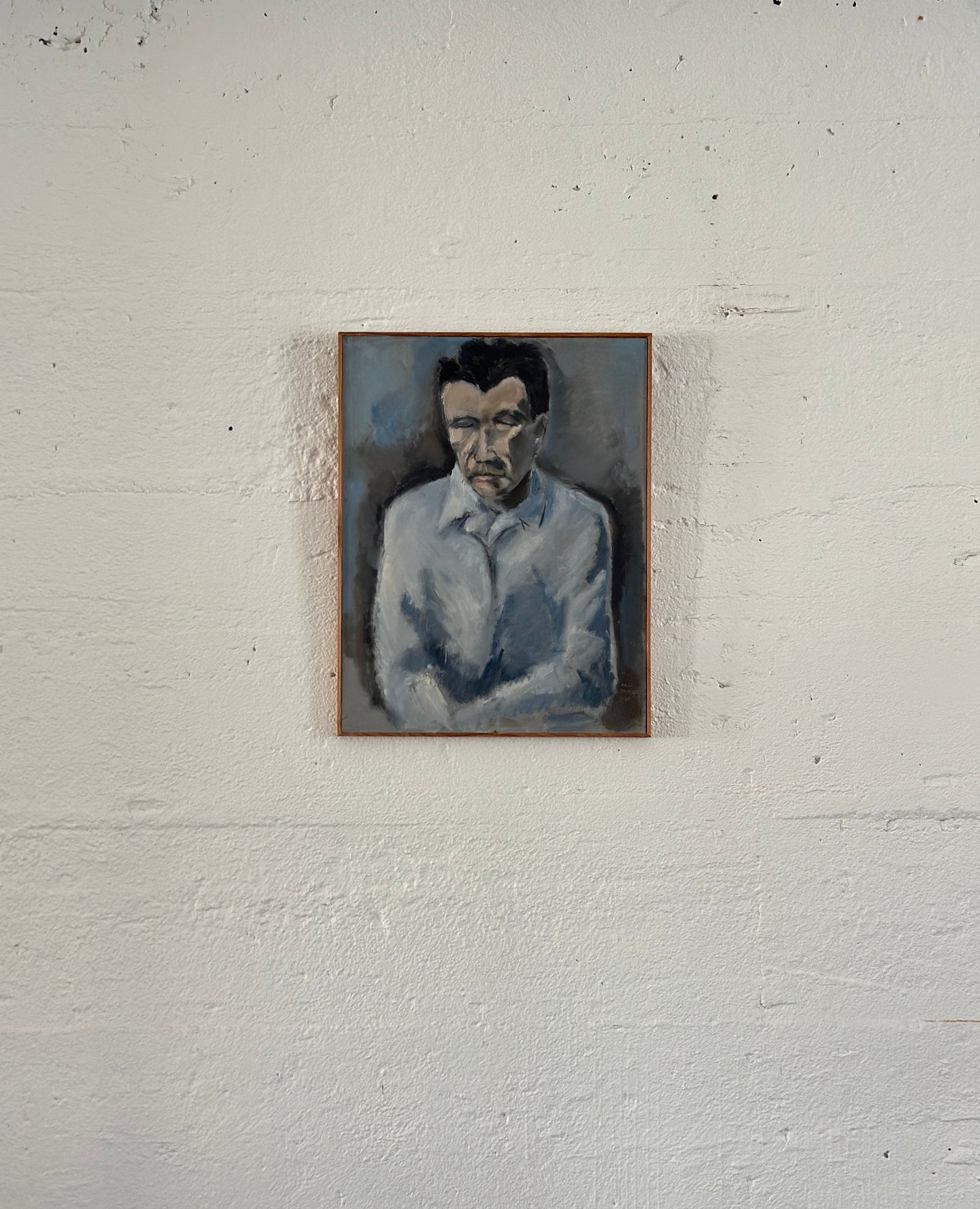 "Portrait of a Man" Oil on Panel, c. 1969