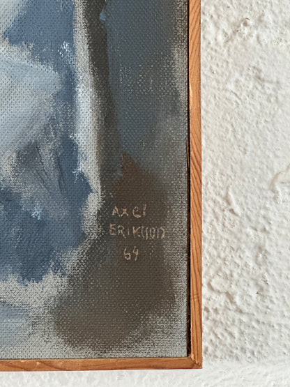 "Portrait of a Man" Oil on Panel, c. 1969