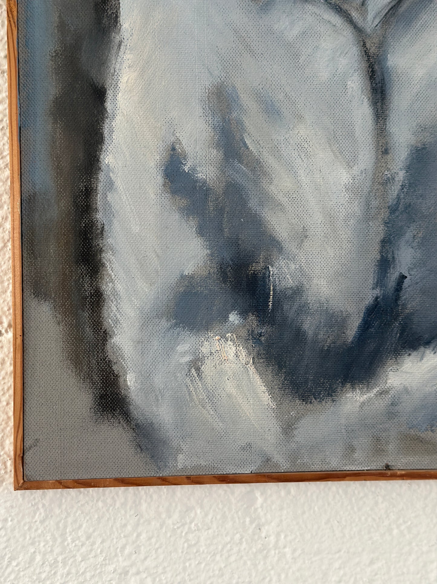 "Portrait of a Man" Oil on Panel, c. 1969