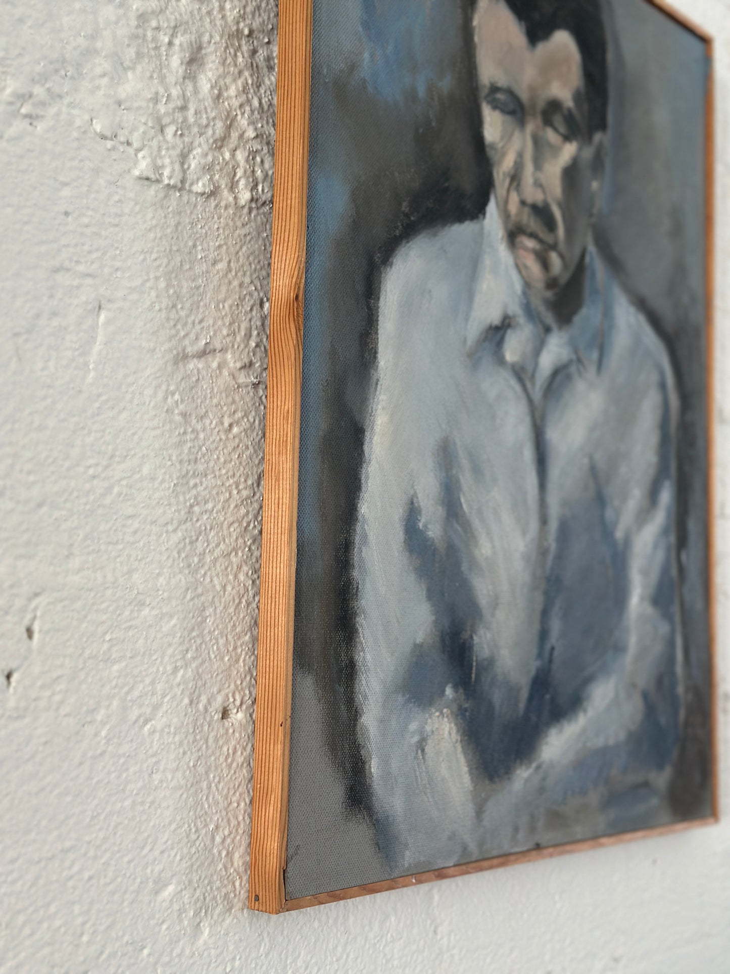 "Portrait of a Man" Oil on Panel, c. 1969