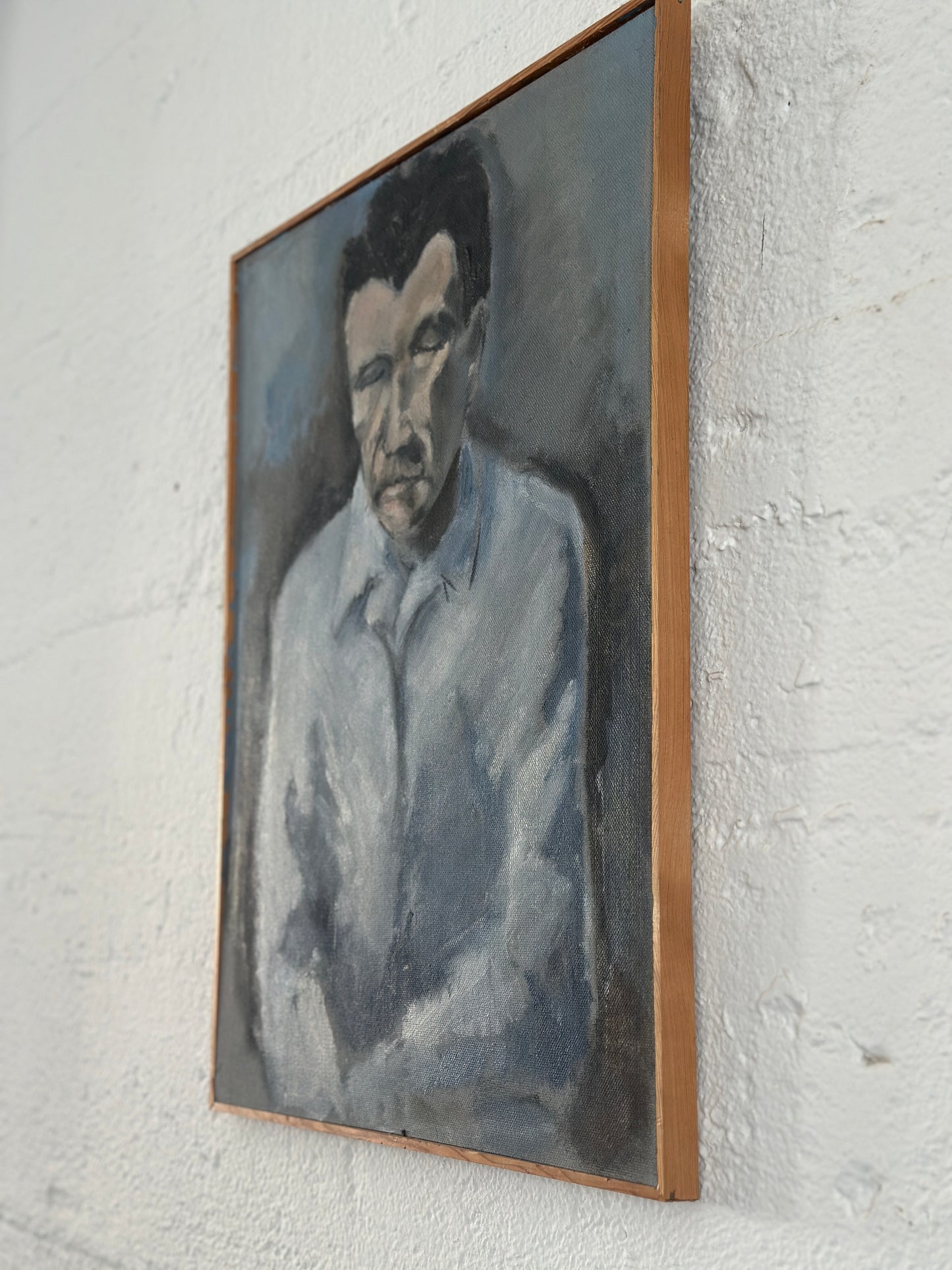 "Portrait of a Man" Oil on Panel, c. 1969