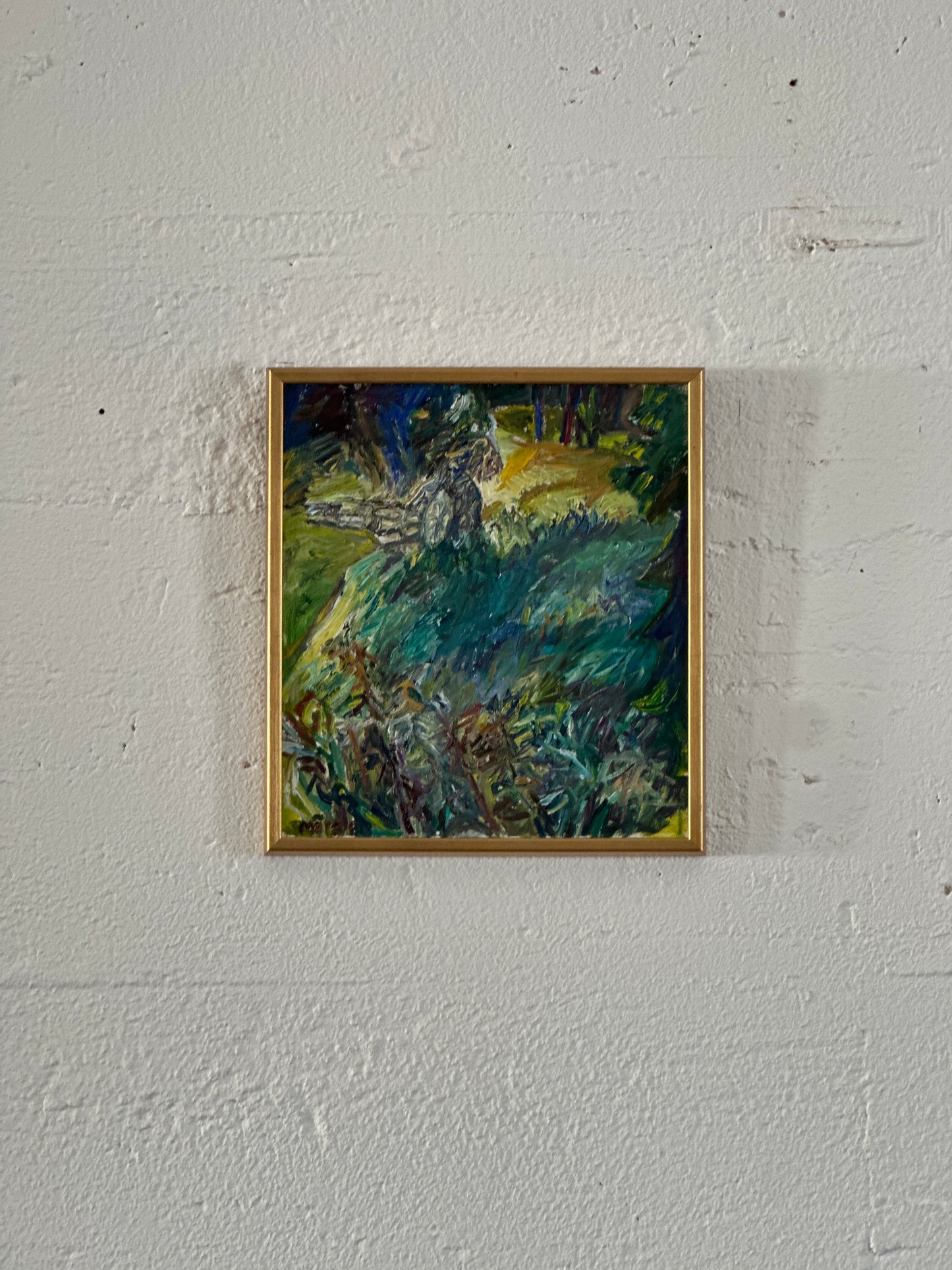"Fields" Abstract Oil On Canvas, c. 1980