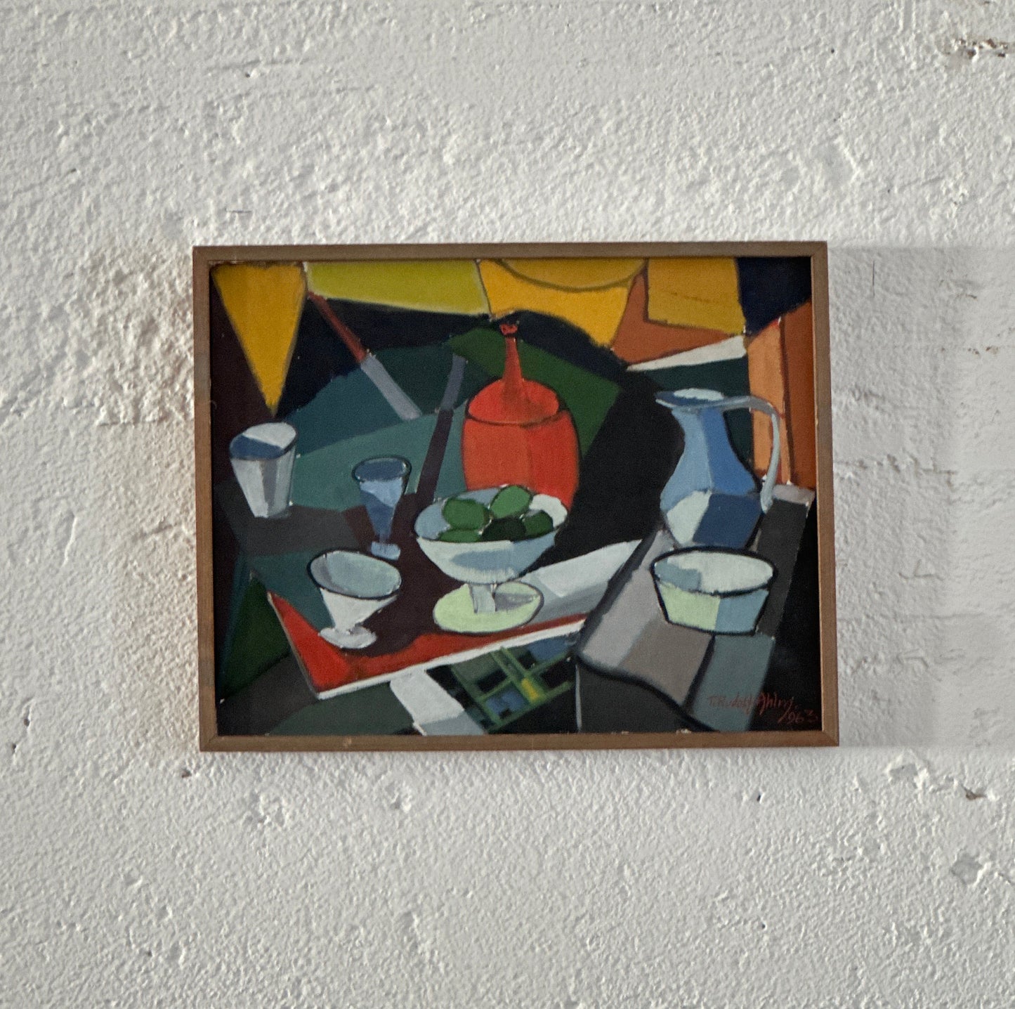 "Cubist Still Life" Oil on Canvas, 1963