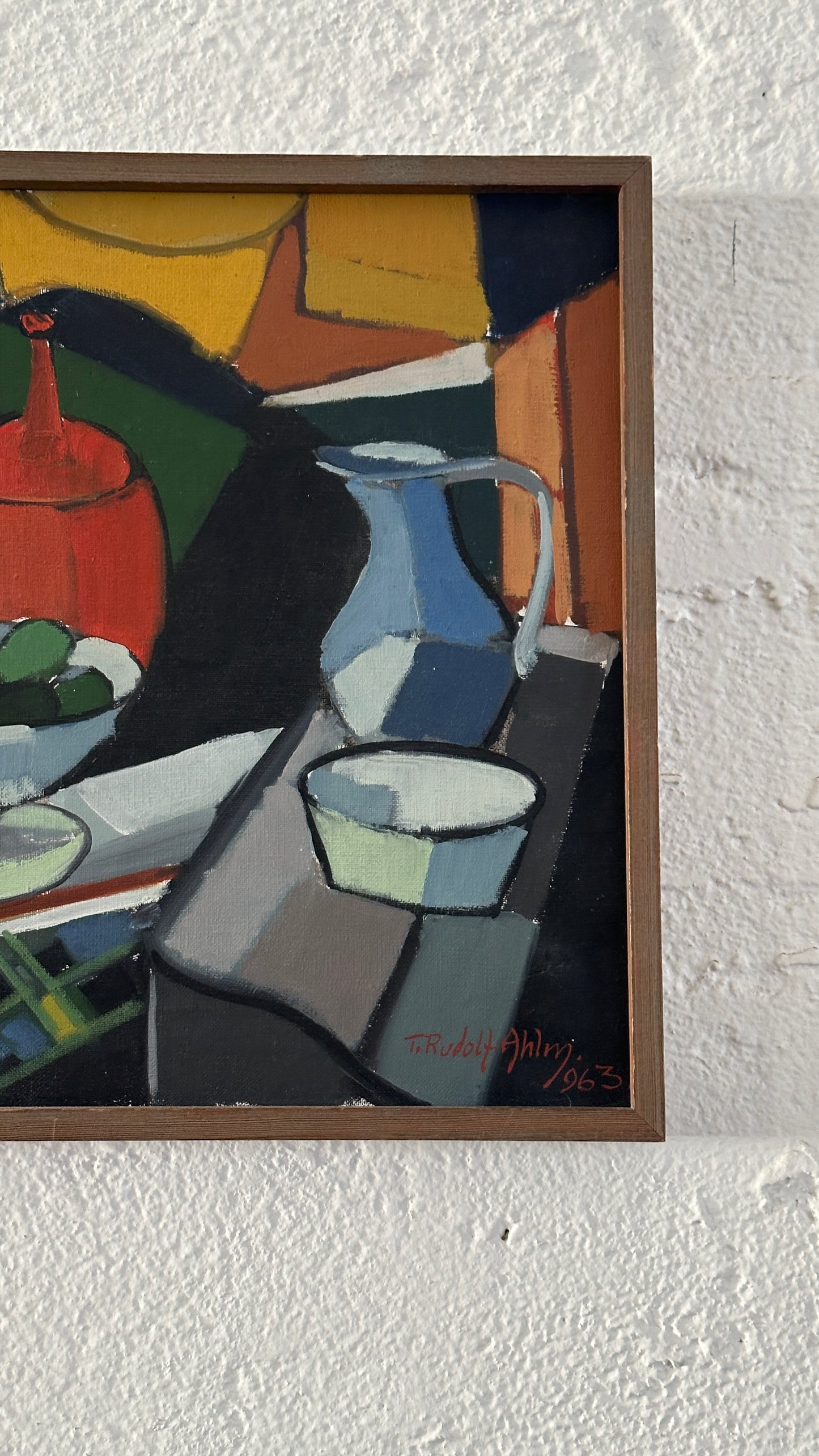 "Cubist Still Life" Oil on Canvas, 1963