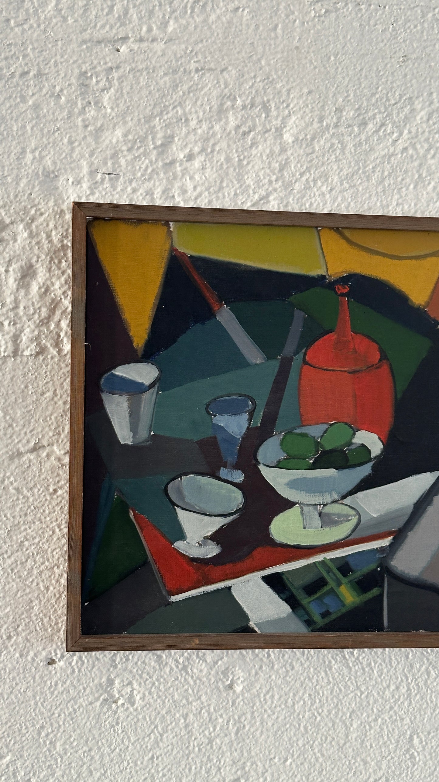 "Cubist Still Life" Oil on Canvas, 1963