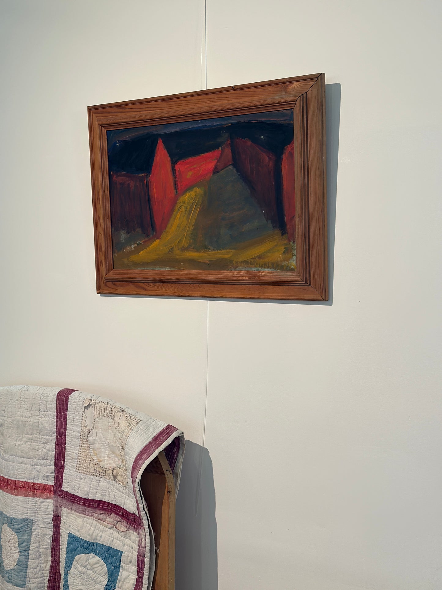 Eric Lundberg “Barn Shadows” — Oil on Panel, Signed